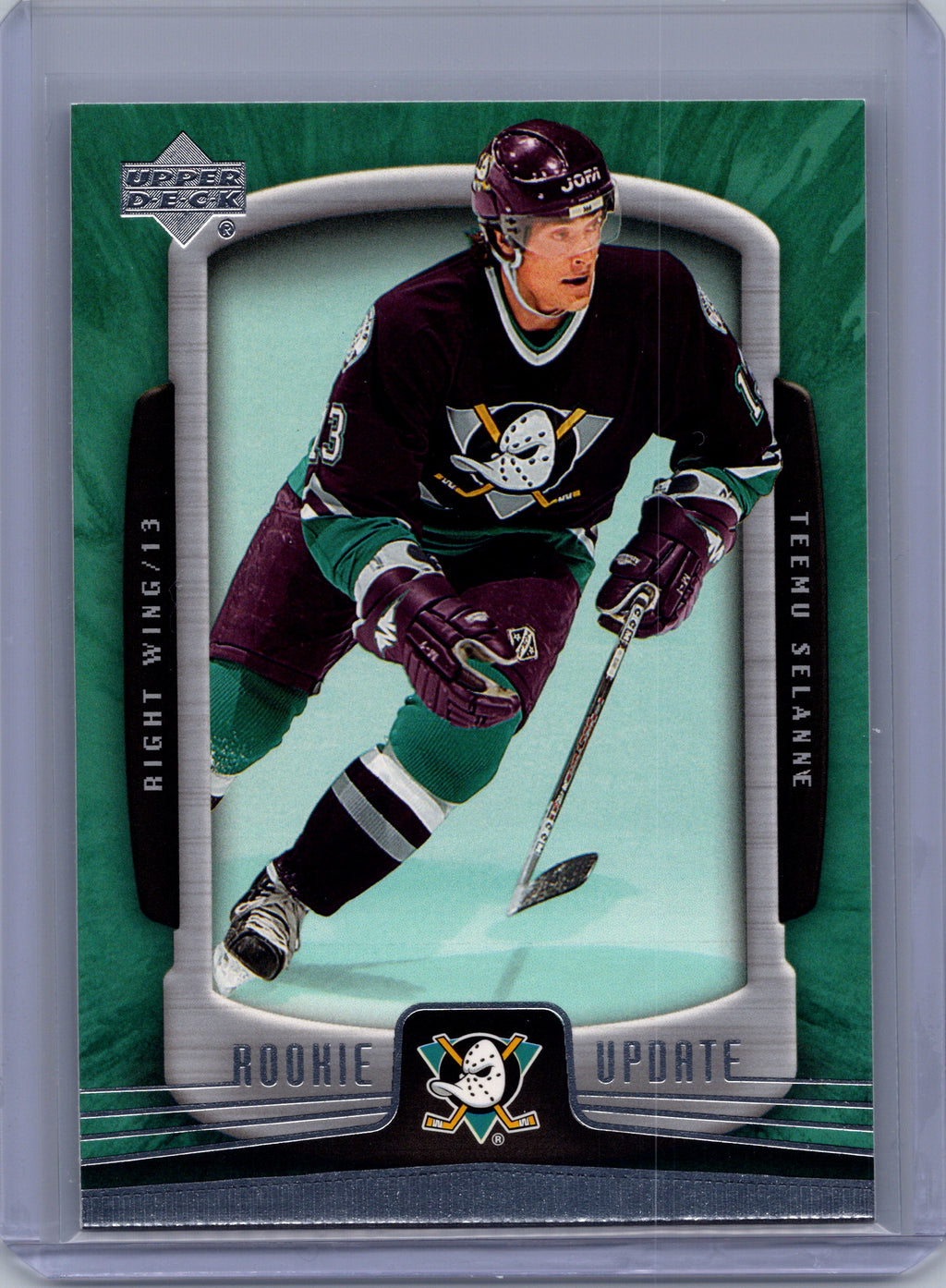 2005-06 Upper Deck Rookie Update #2 Teemu Selanne