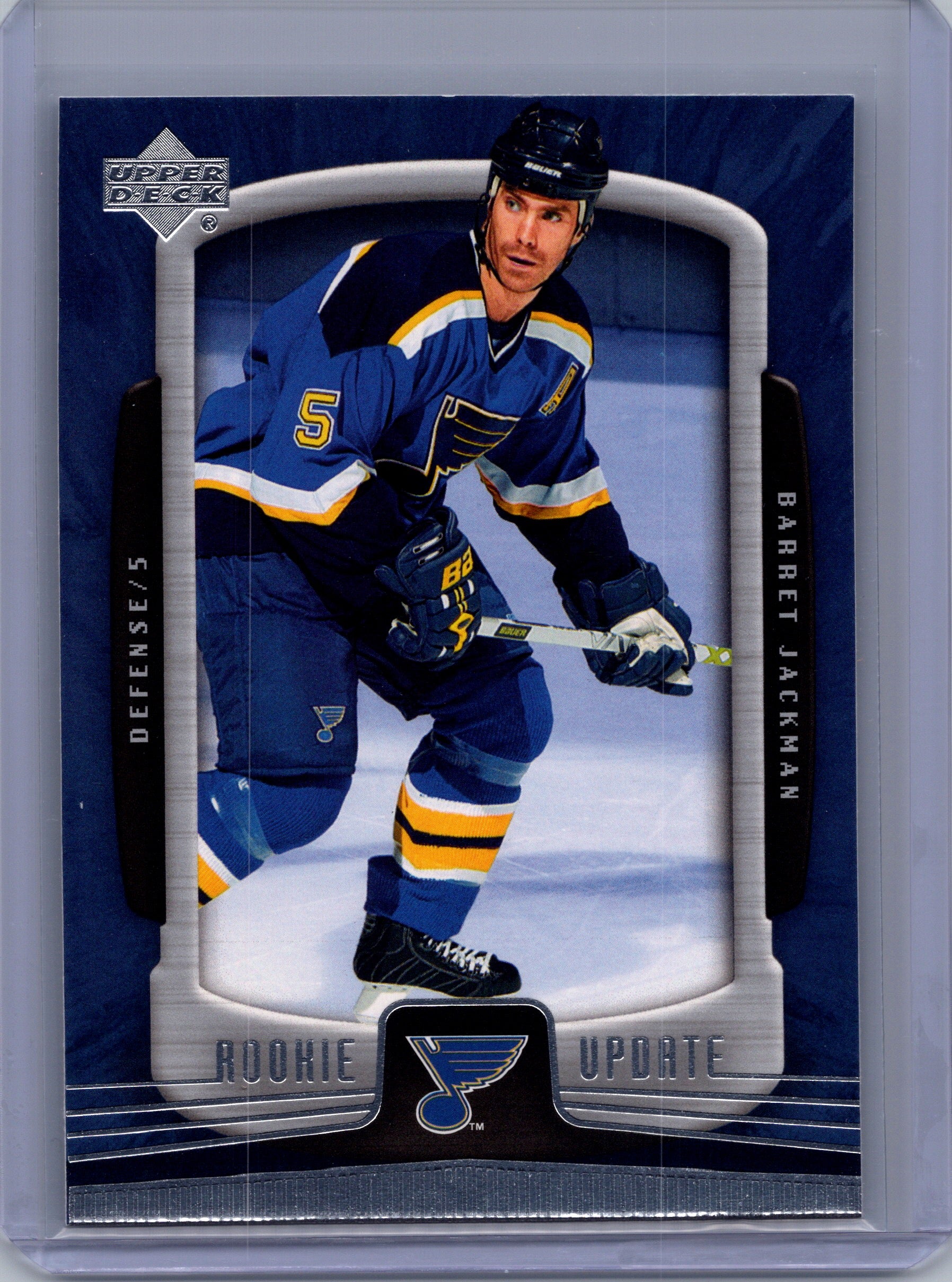 2005-06 Upper Deck Rookie Update #86 Barret Jackman