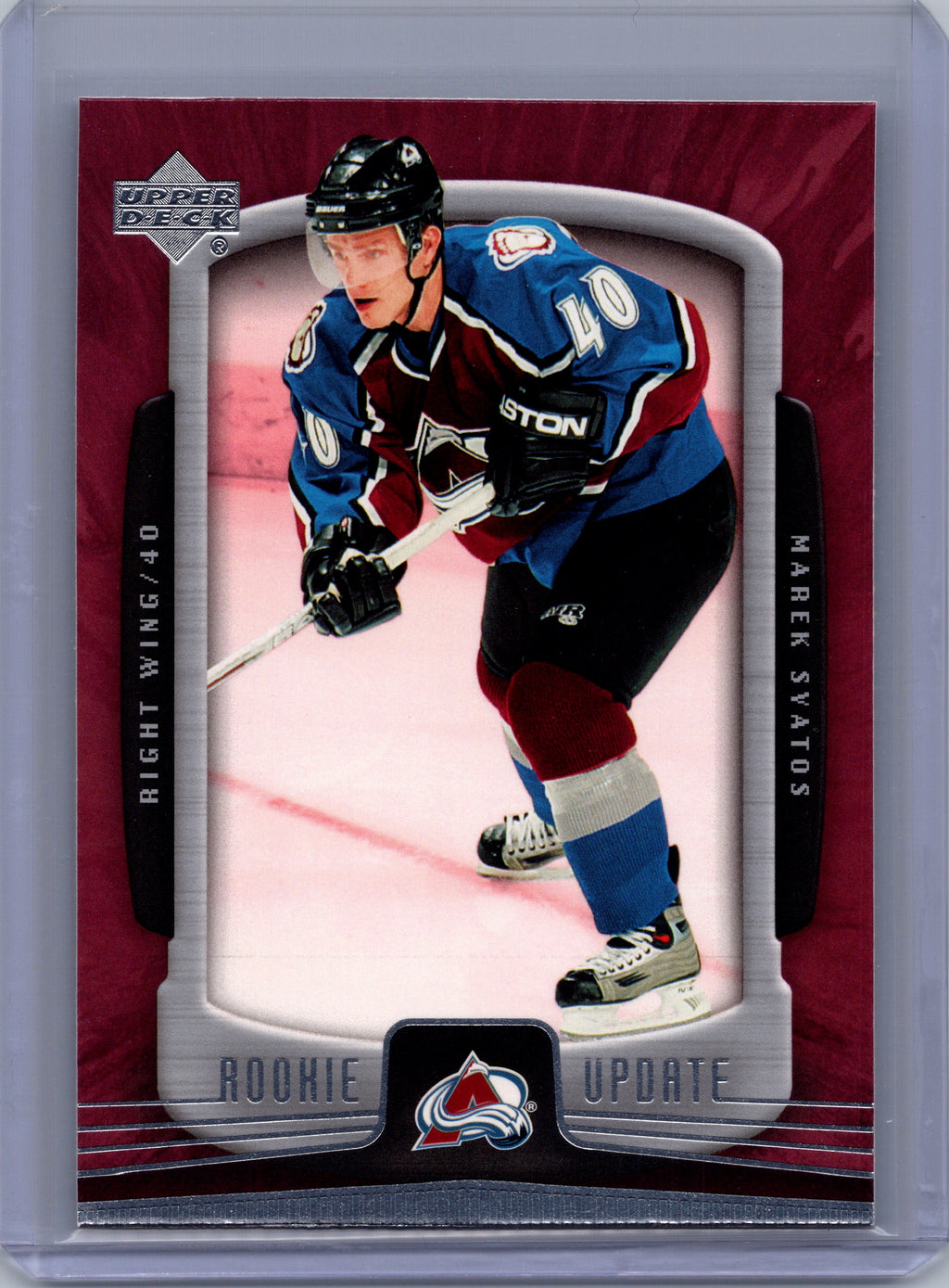 2005-06 Upper Deck Rookie Update #25 Marek Svatos