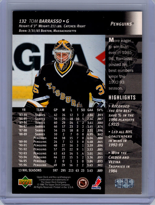 1996-97 Upper Deck #132 Tom Barrasso