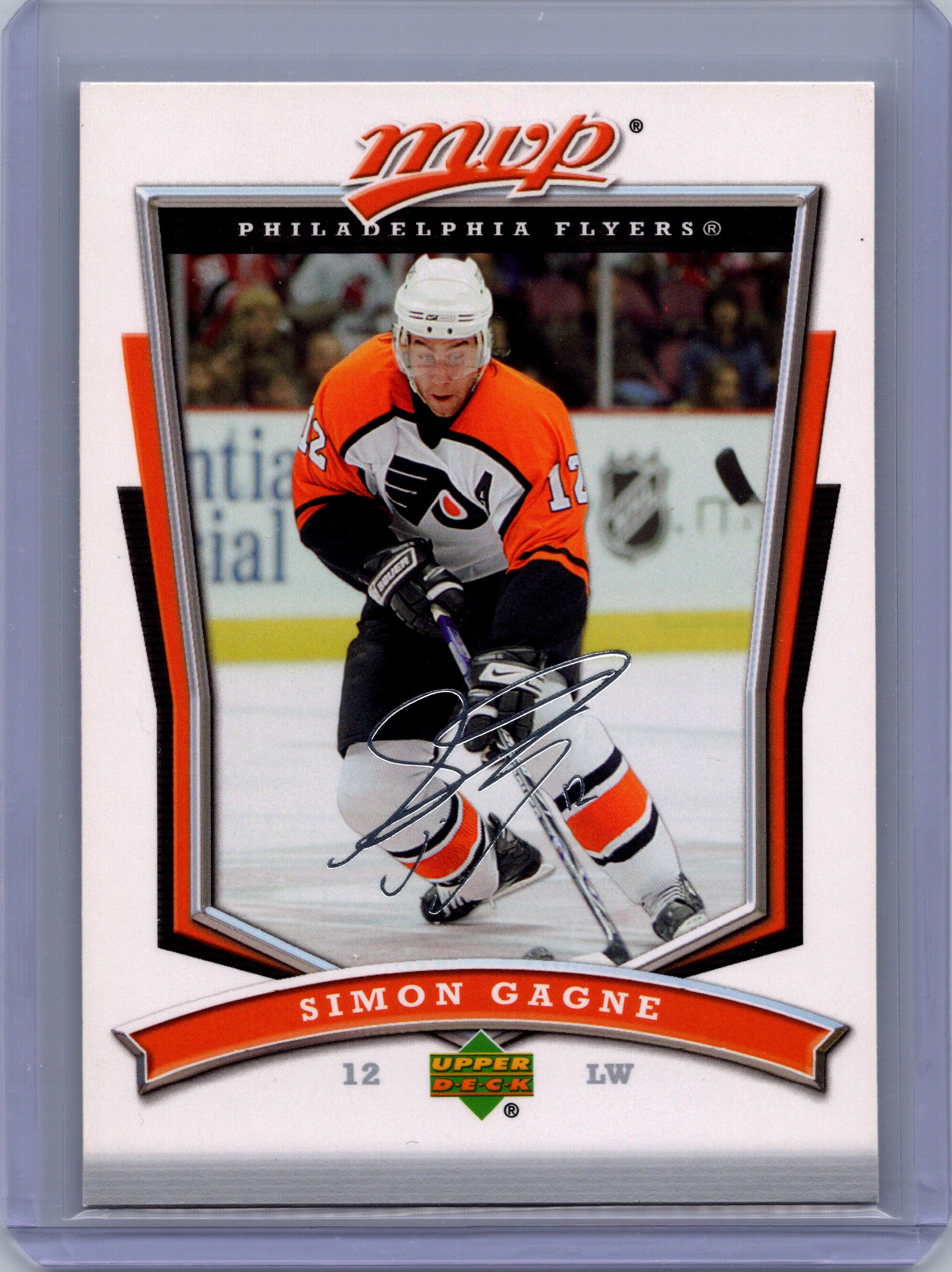2007-08 Upper Deck MVP #122 Simon Gagne
