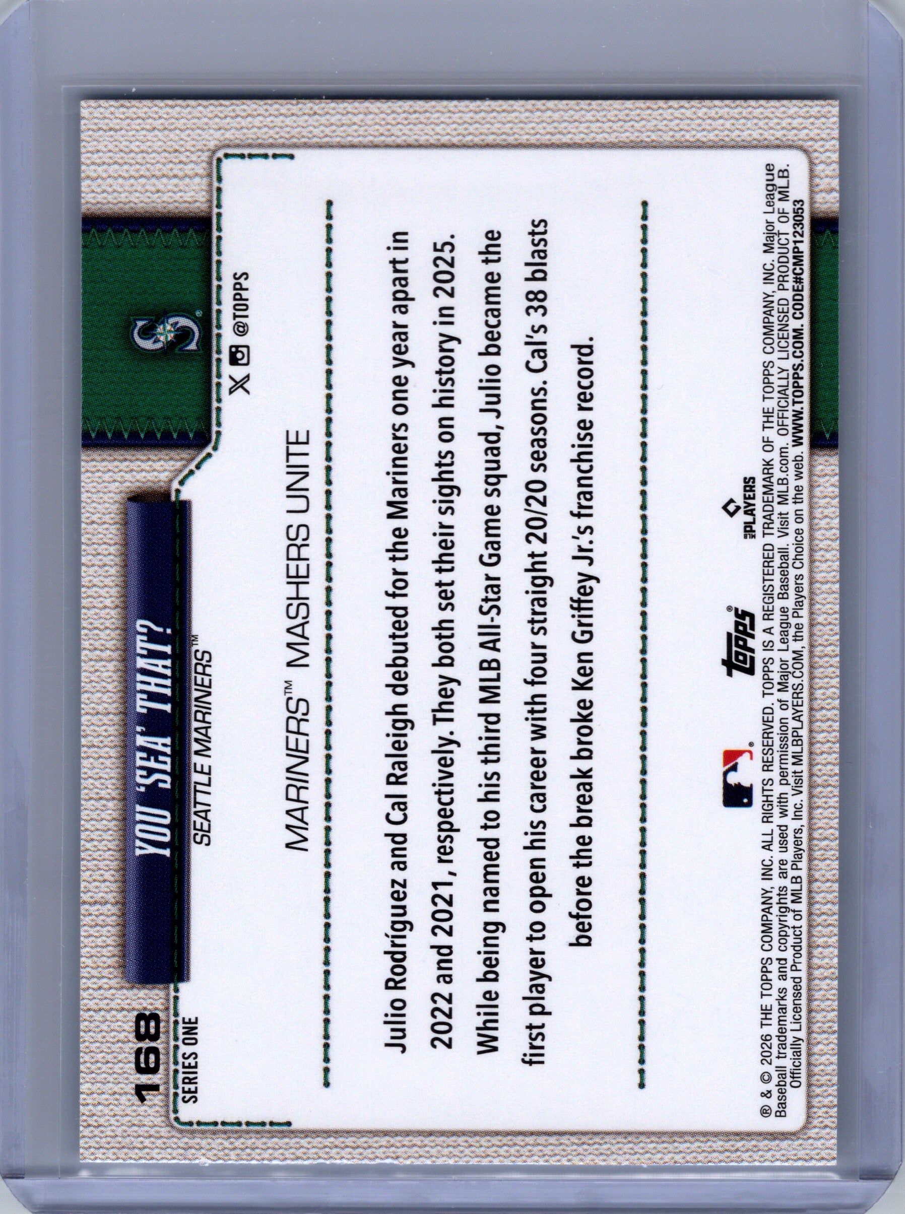 2026 Topps #168 You 'Sea' That?