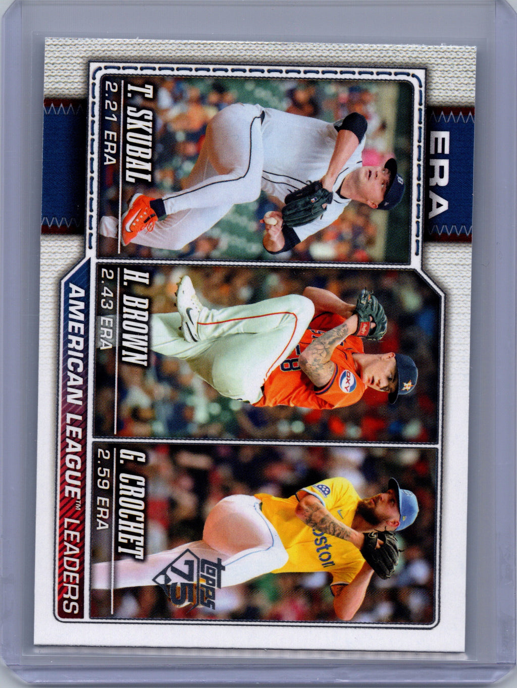 2026 Topps #327 American League Leaders ERA FoilFractors