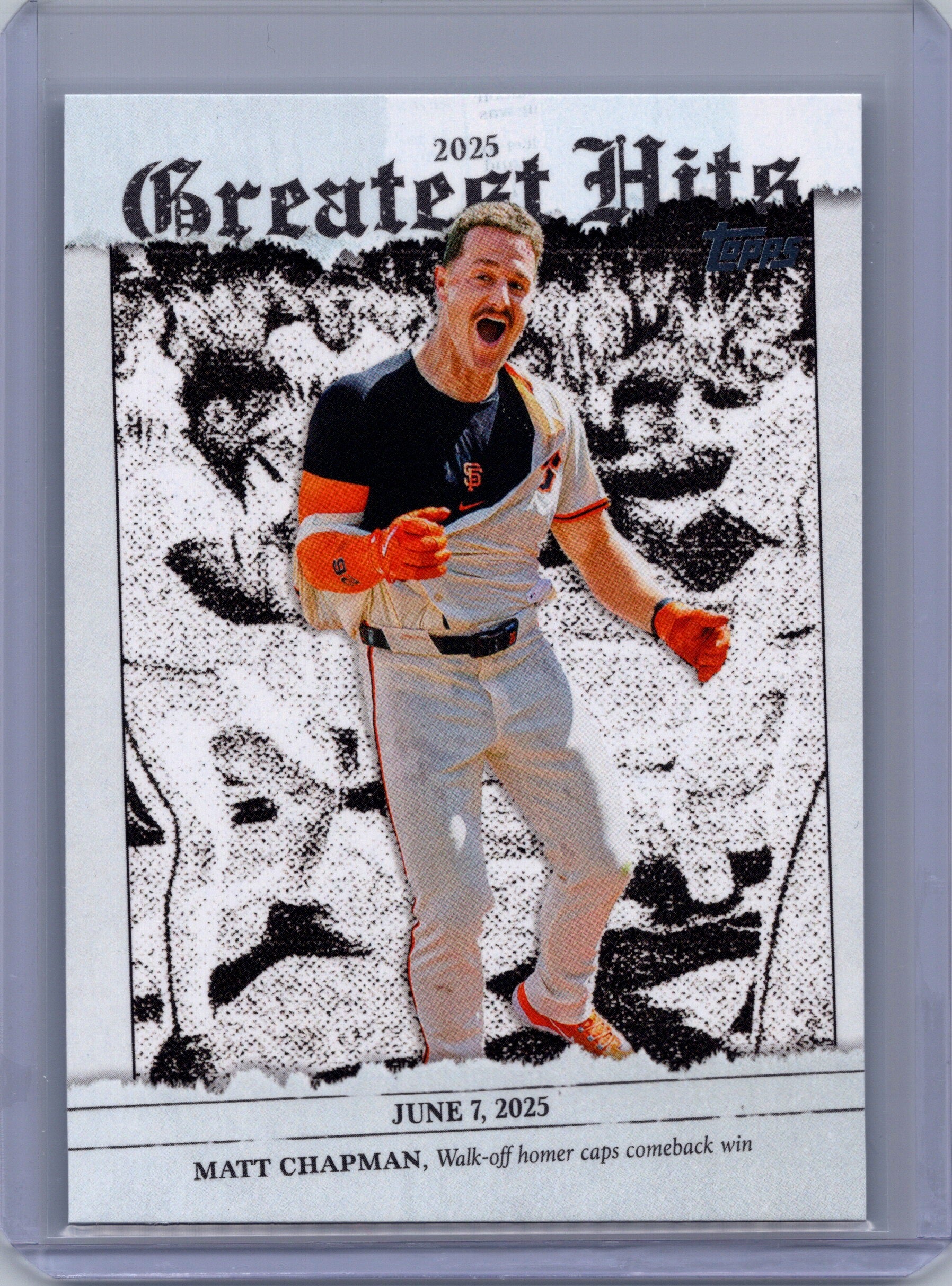 2026 Topps #GH-9 Matt Chapman 2025 Greatest Hits