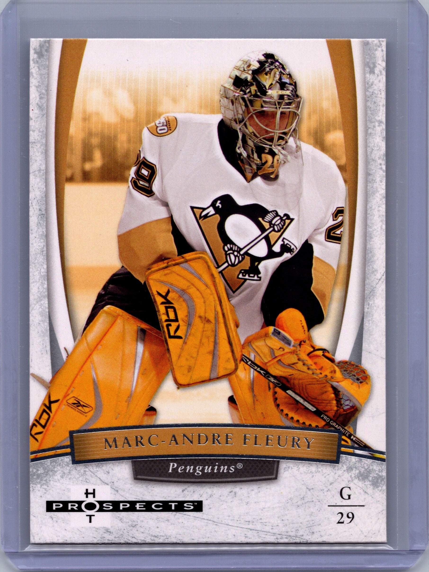 2007-08 Fleer Hot Prospects #50 Marc-Andre Fleury