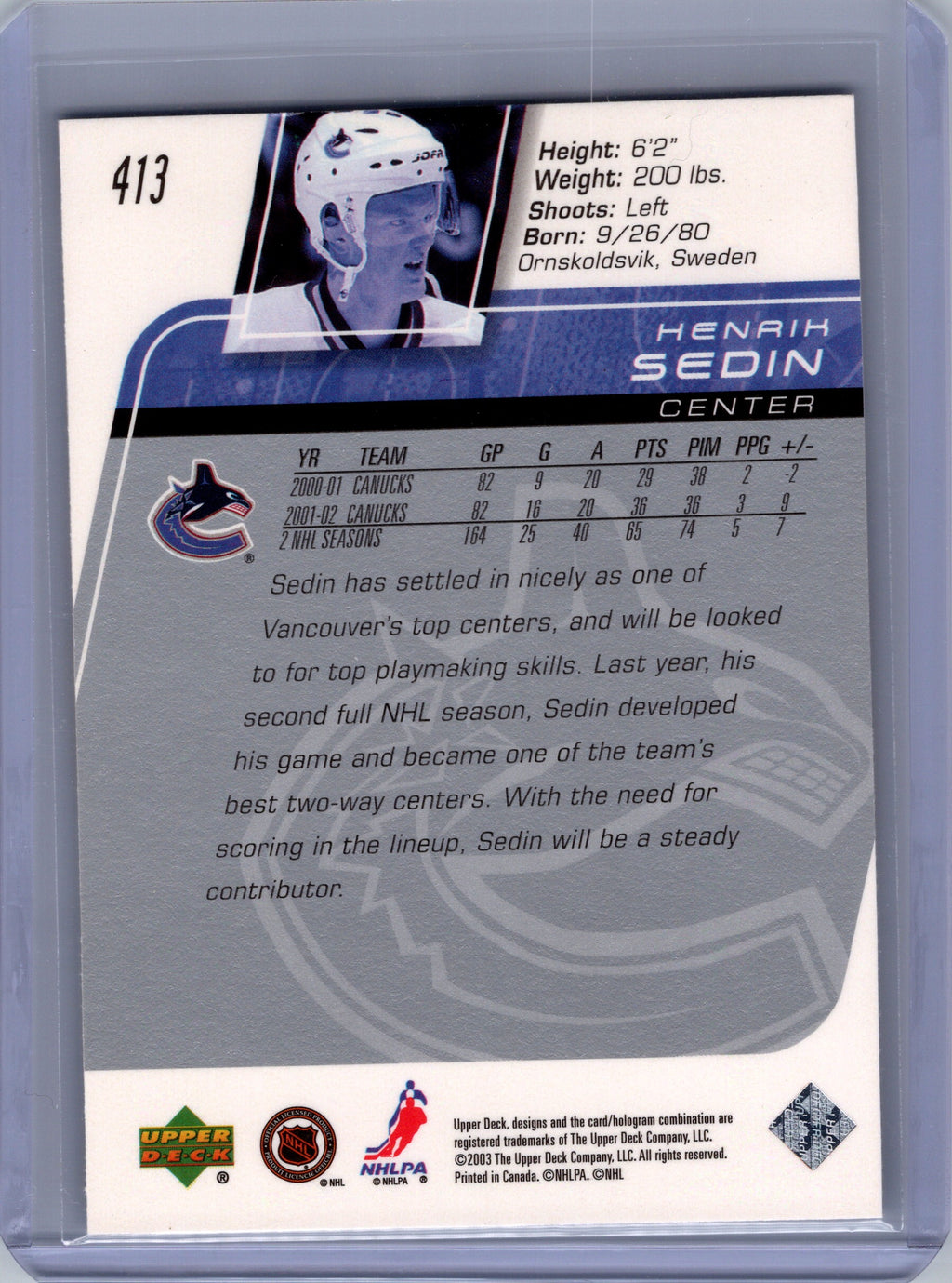 2003-04 In The Game Action #204 Steve Staios