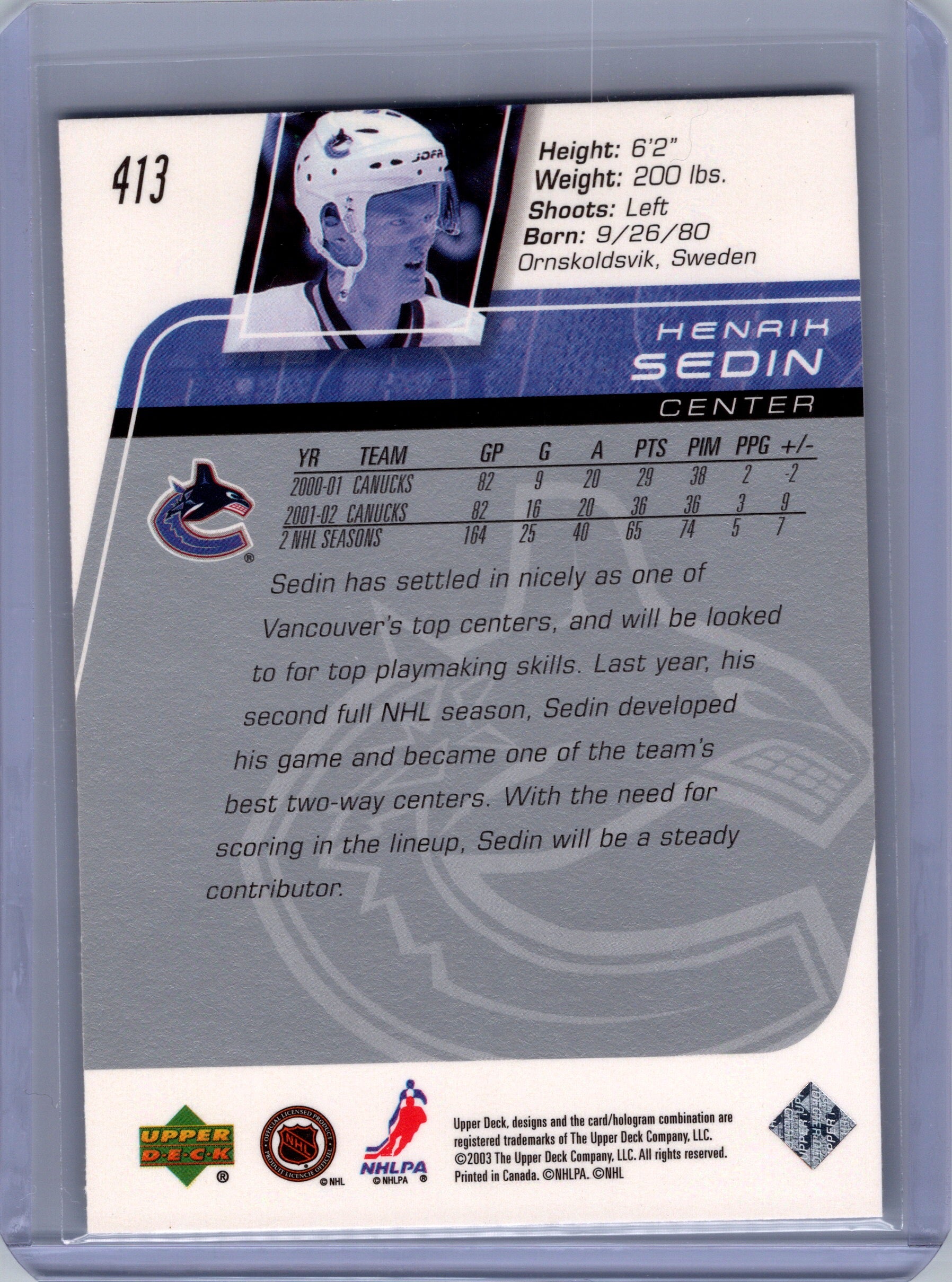 2003-04 In The Game Action #204 Steve Staios