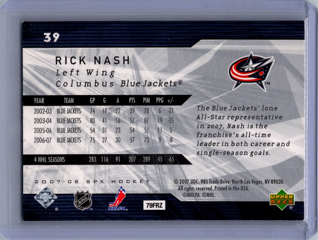 2007-08 SPx #39 Rick Nash