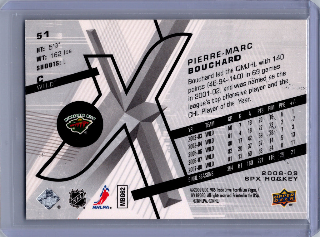 2008-09 SPx #51 Pierre-Marc Bouchard