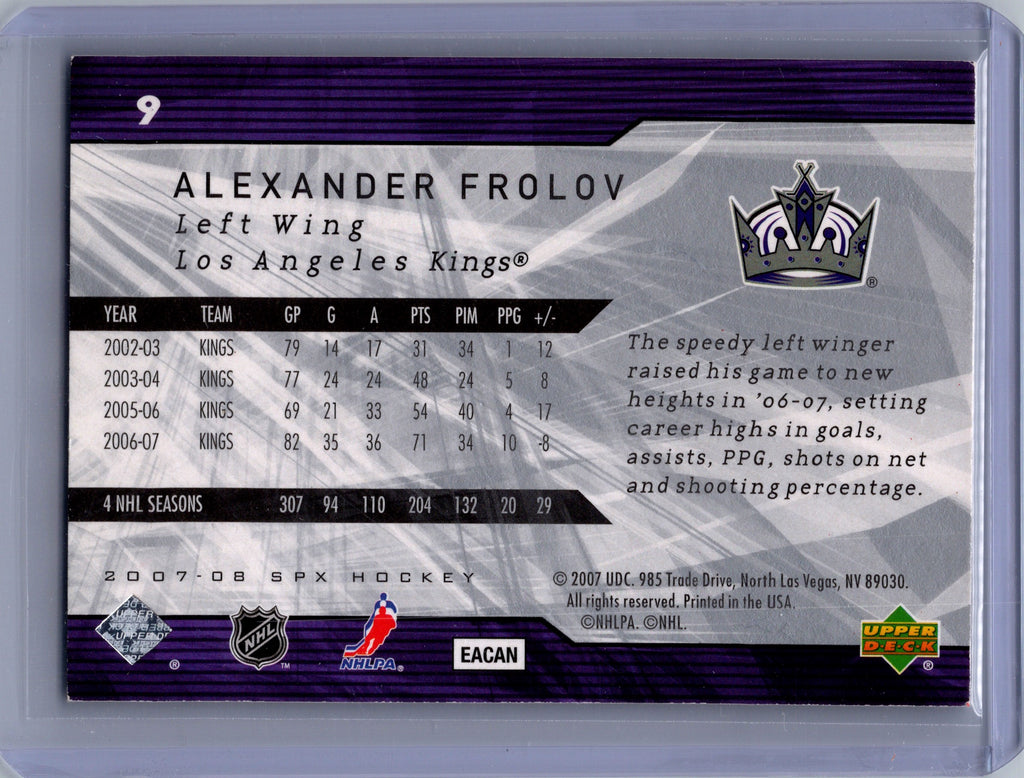 2007-08 SPx #9 Alexander Frolov