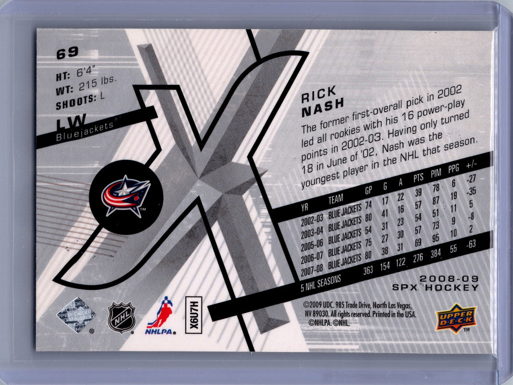 2008-09 SPx #69 Rick Nash