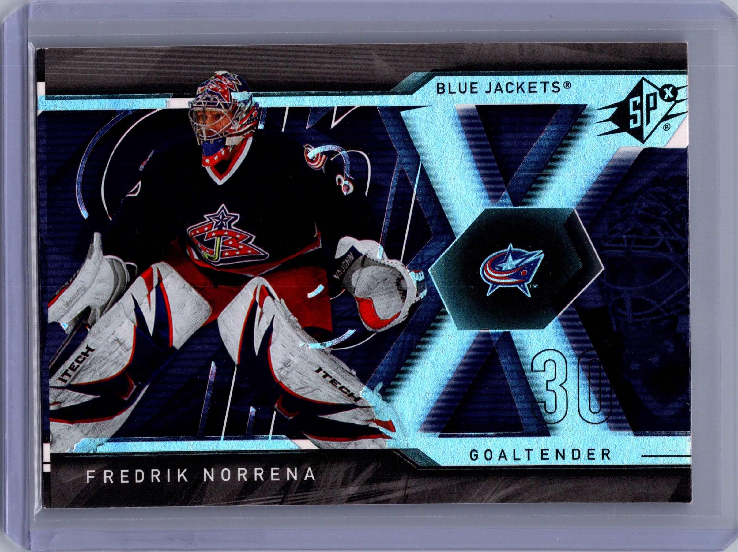 2007-08 SPx #40 Fredrik Norrena
