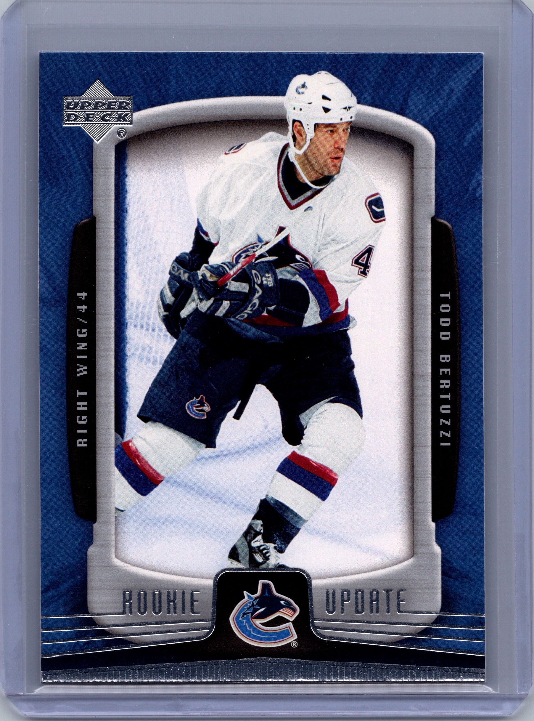 2005-06 Upper Deck Rookie Update #98 Todd Bertuzzi