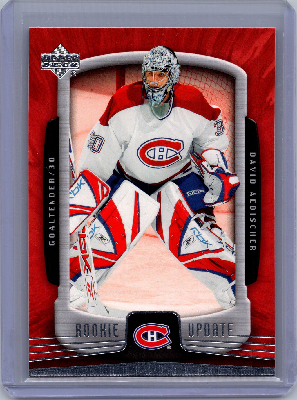 2005-06 Upper Deck Rookie Update #51 David Aebischer