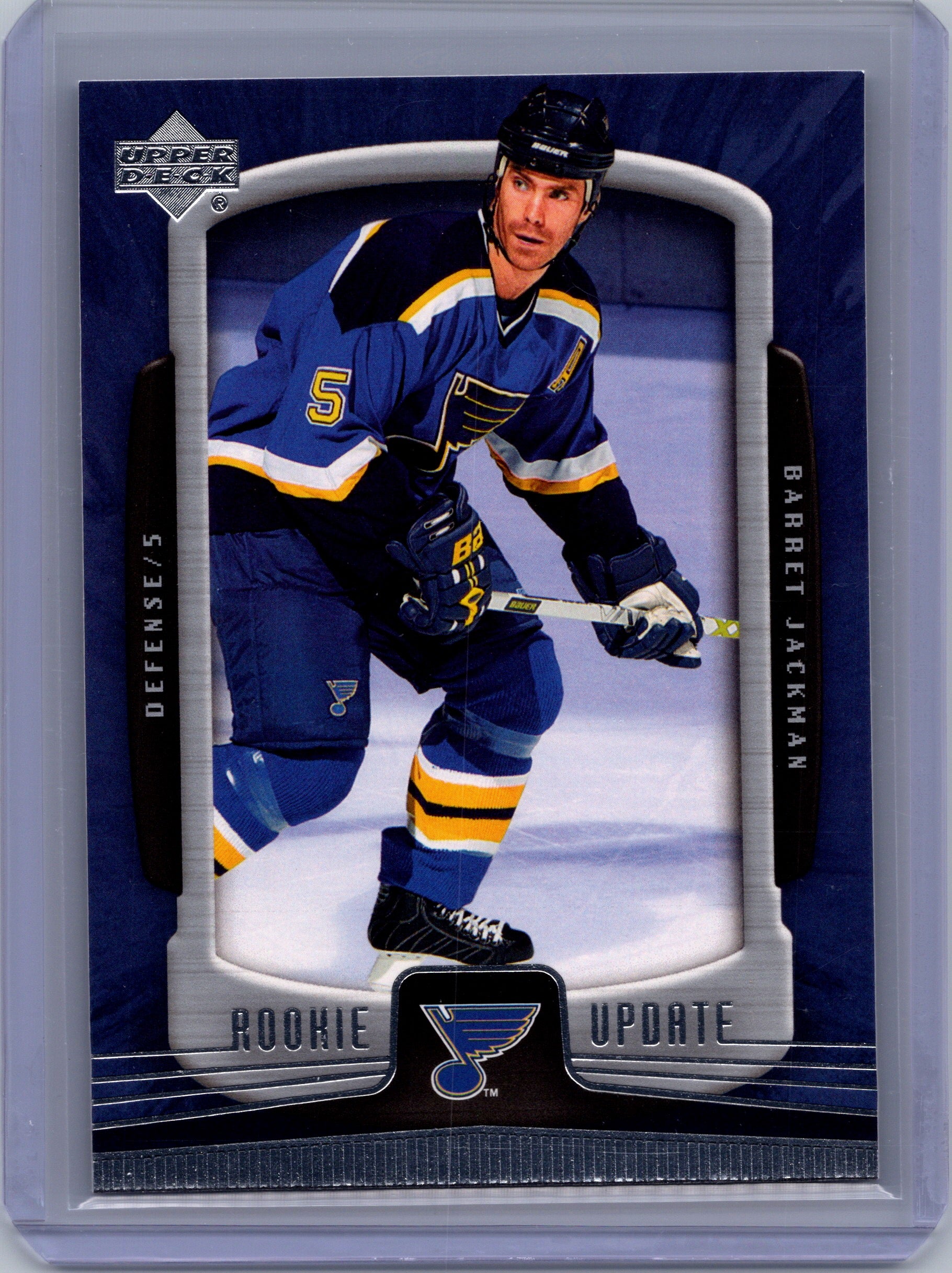 2005-06 Upper Deck Rookie Update #86 Barret Jackman