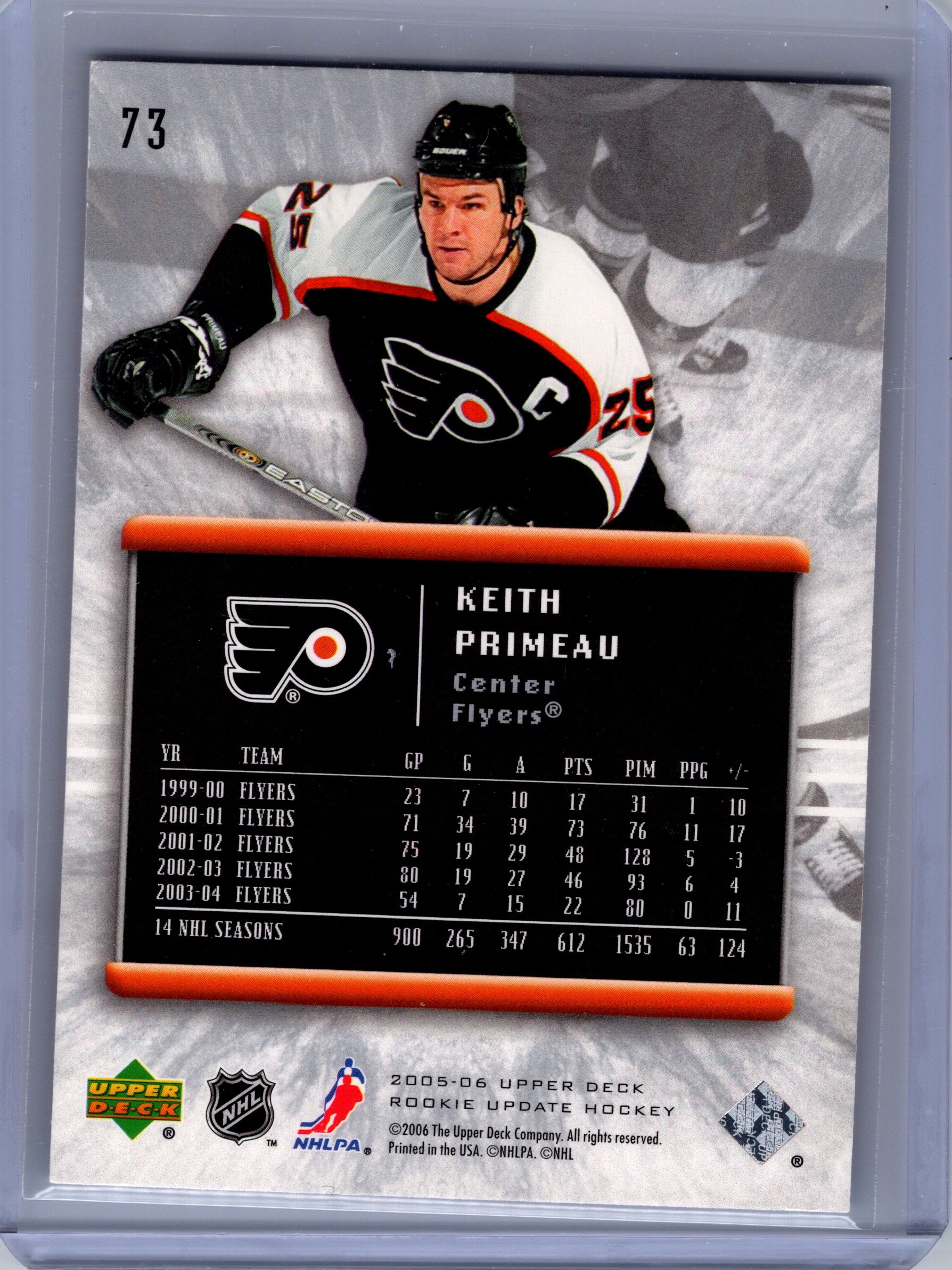 2005-06 Upper Deck Rookie Update #73 Keith Primeau