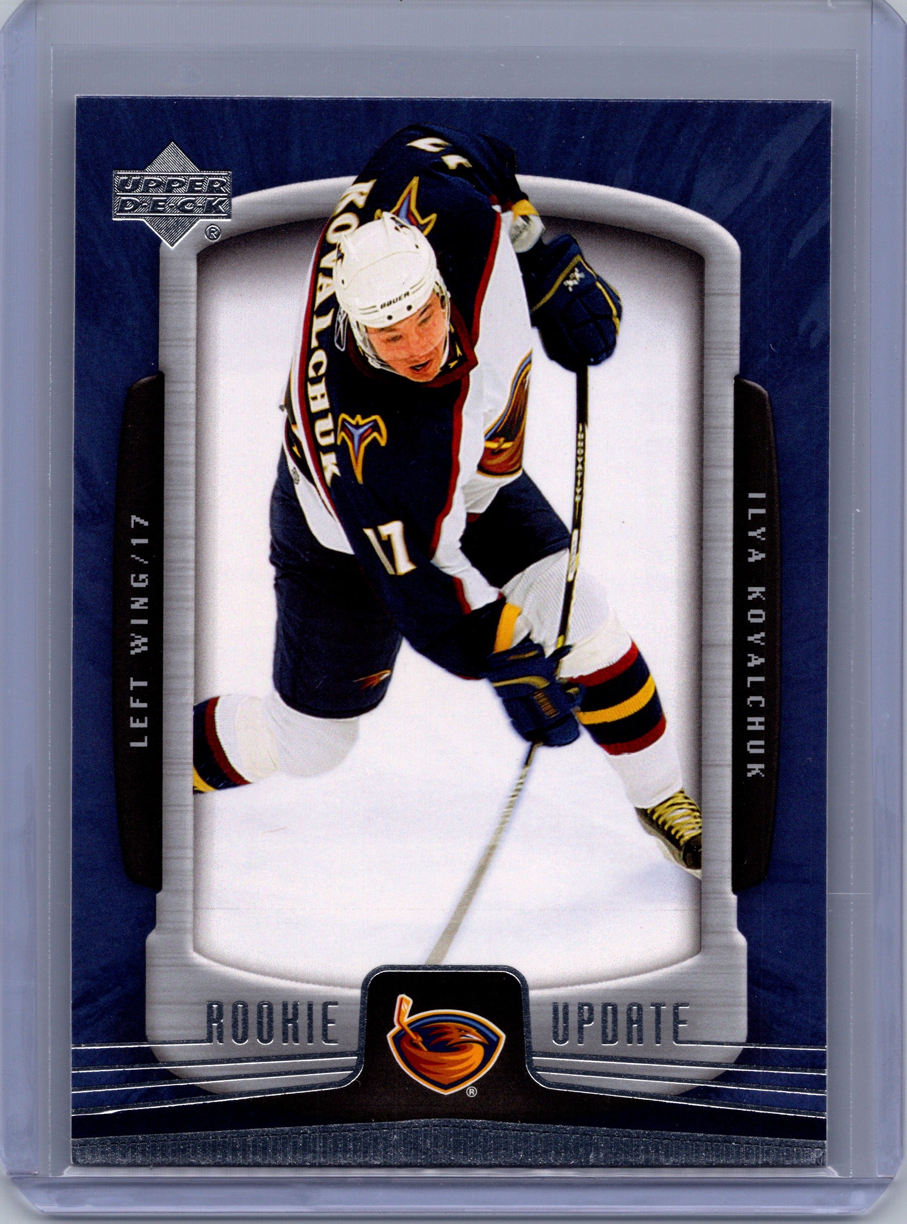 2005-06 Upper Deck Rookie Update #4 Ilya Kovalchuk