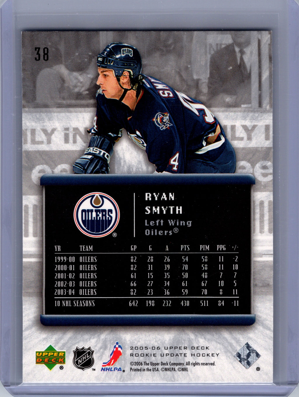 2005-06 Upper Deck Rookie Update #38 Ryan Smyth