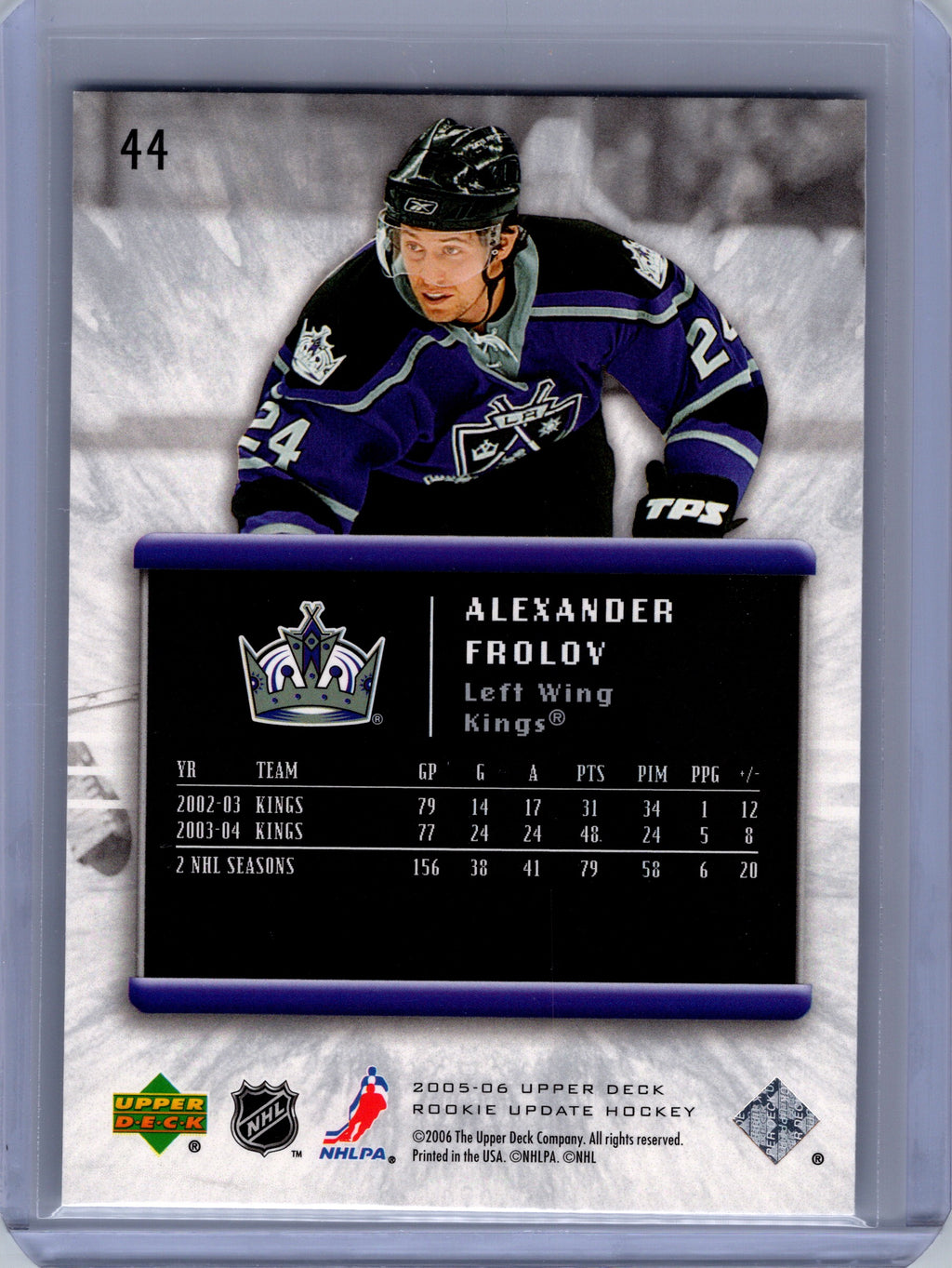 2005-06 Upper Deck Rookie Update #44 Alexander Frolov