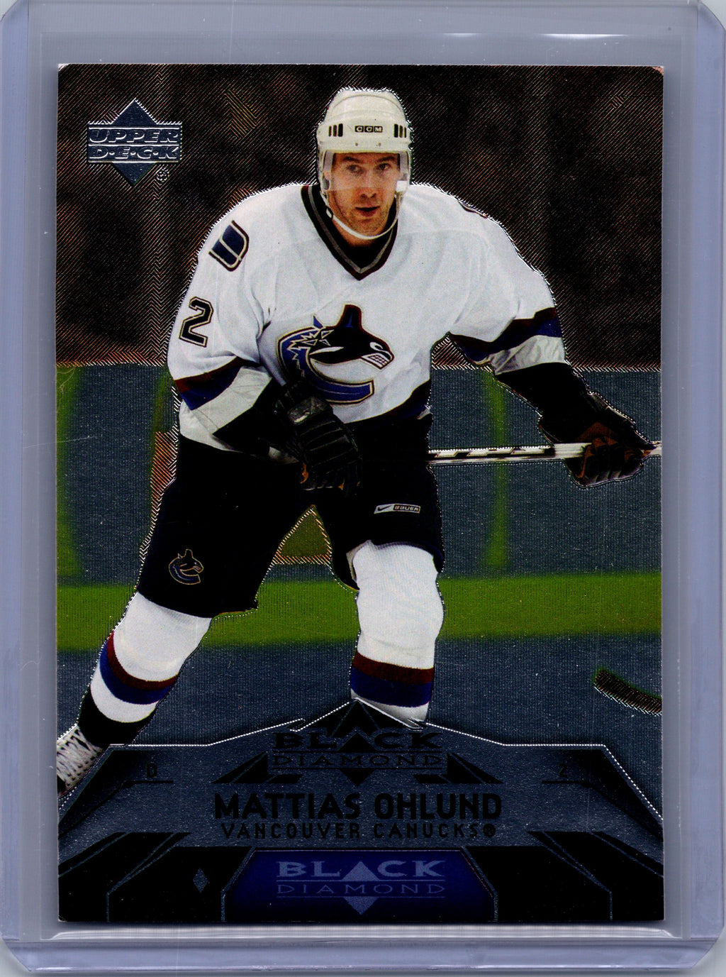 2007-08 Upper Deck Black Diamond #80 Mattias Ohlund