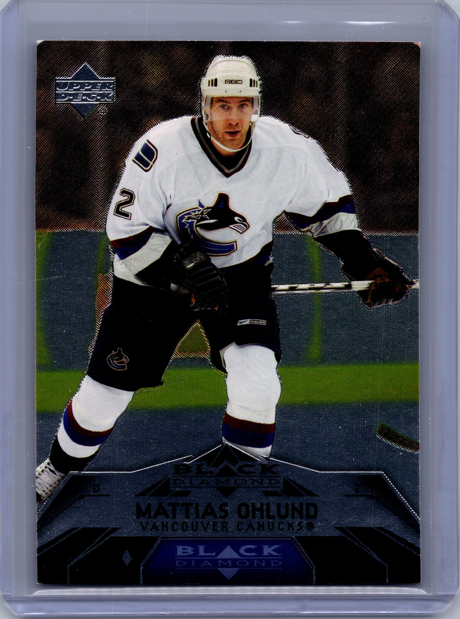 2007-08 Upper Deck Black Diamond #80 Mattias Ohlund