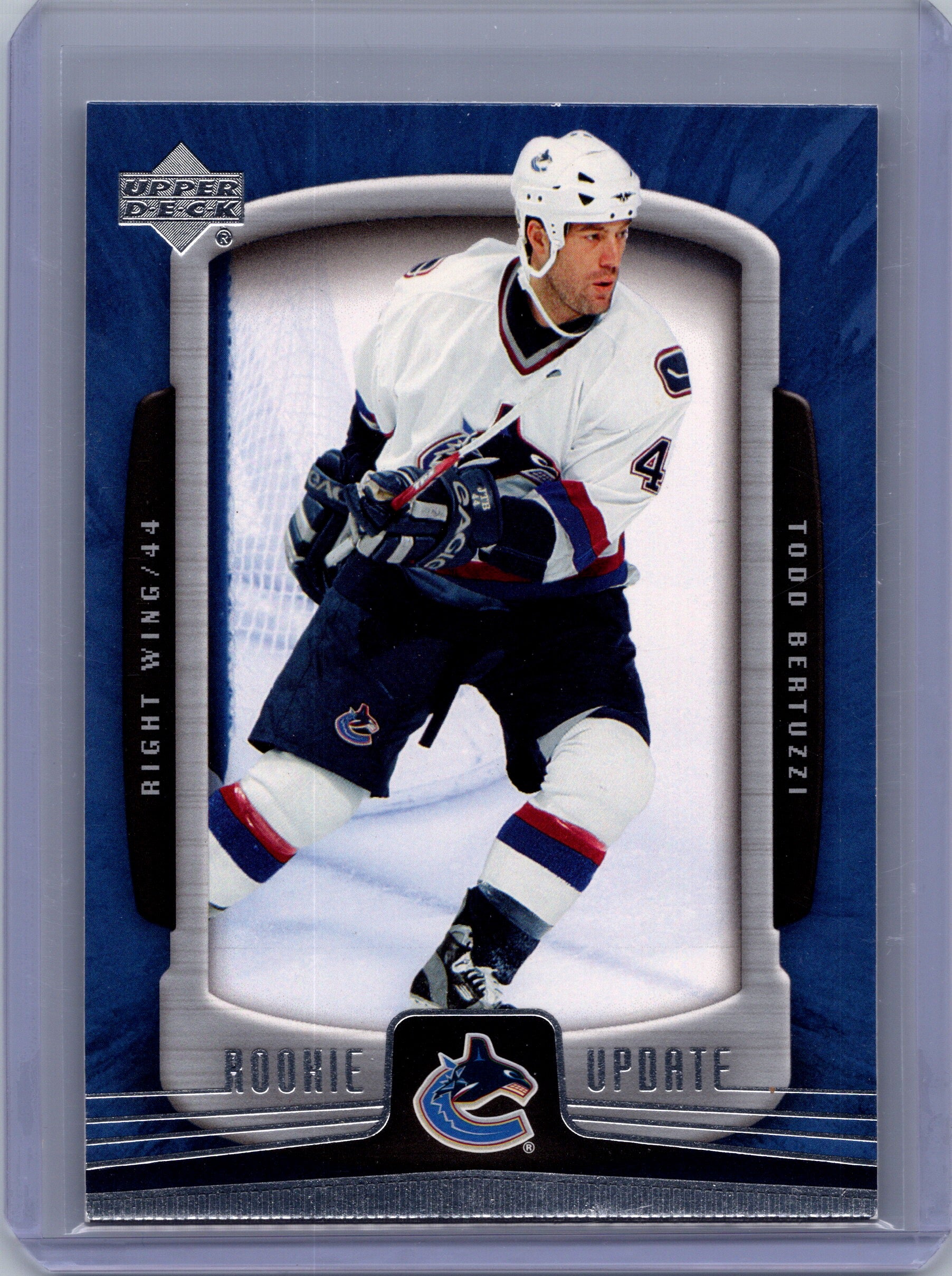 2005-06 Upper Deck Rookie Update #98 Todd Bertuzzi