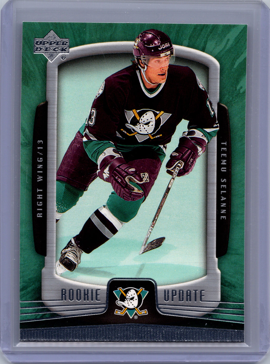 2005-06 Upper Deck Rookie Update #2 Teemu Selanne