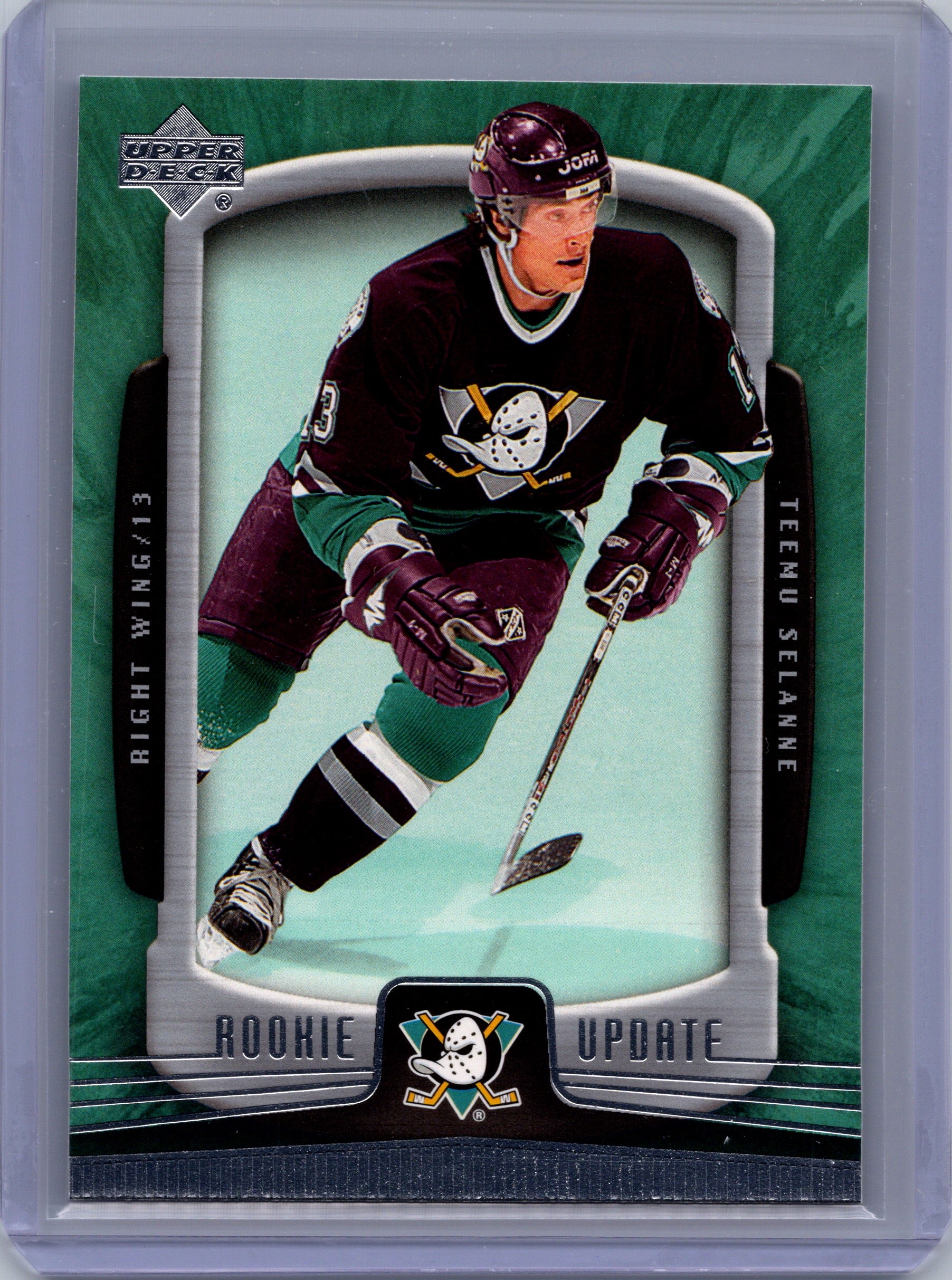 2005-06 Upper Deck Rookie Update #2 Teemu Selanne