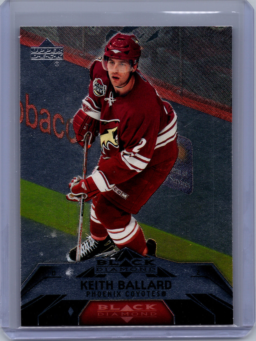 2007-08 Upper Deck Black Diamond #63 Keith Ballard