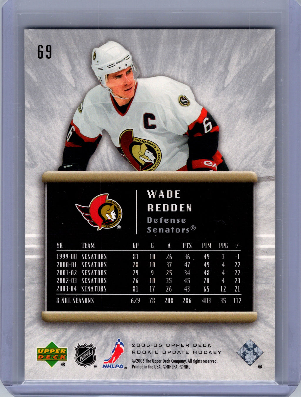 2005-06 Upper Deck Rookie Update #69 Wade Redden