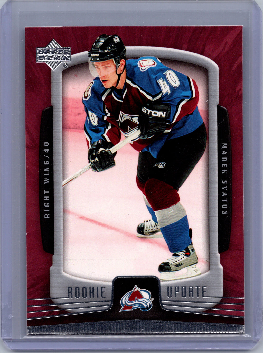 2005-06 Upper Deck Rookie Update #25 Marek Svatos