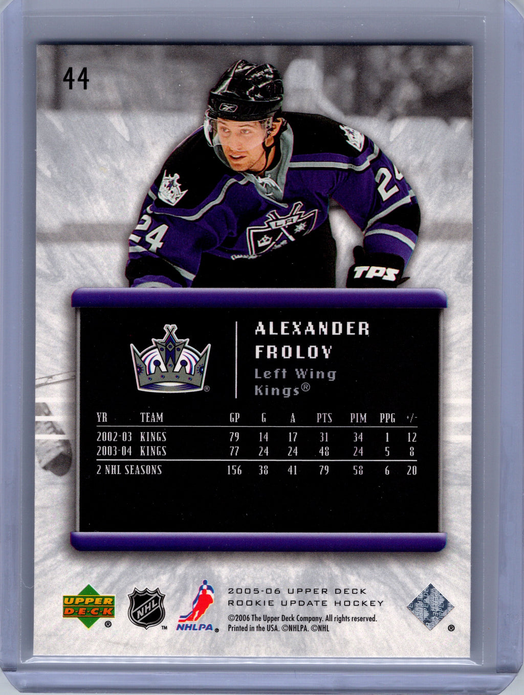 2005-06 Upper Deck Rookie Update #44 Alexander Frolov