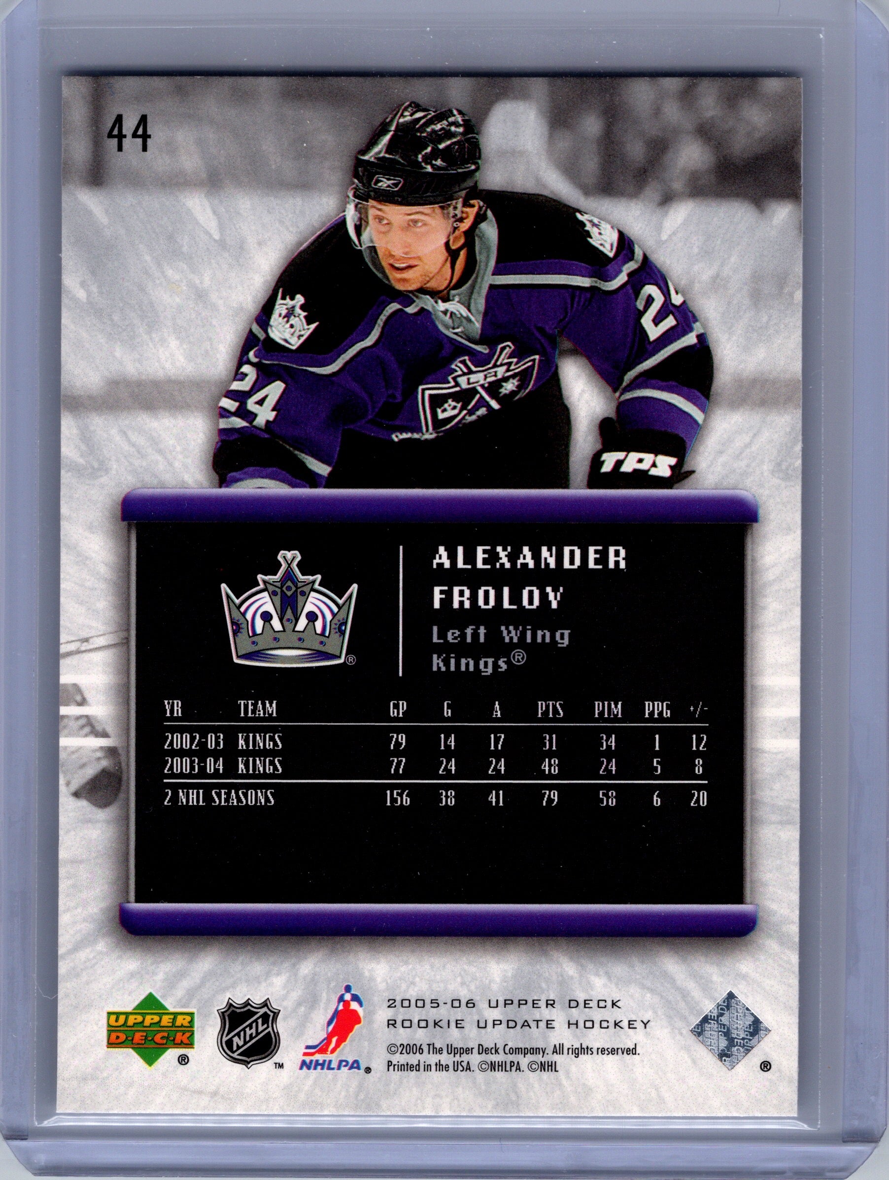 2005-06 Upper Deck Rookie Update #44 Alexander Frolov