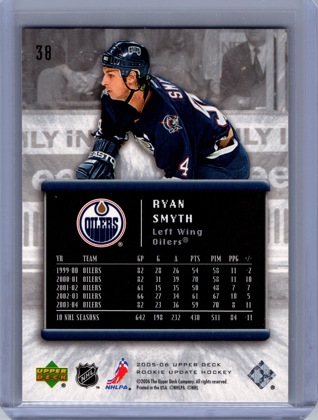 2005-06 Upper Deck Rookie Update #38 Ryan Smyth