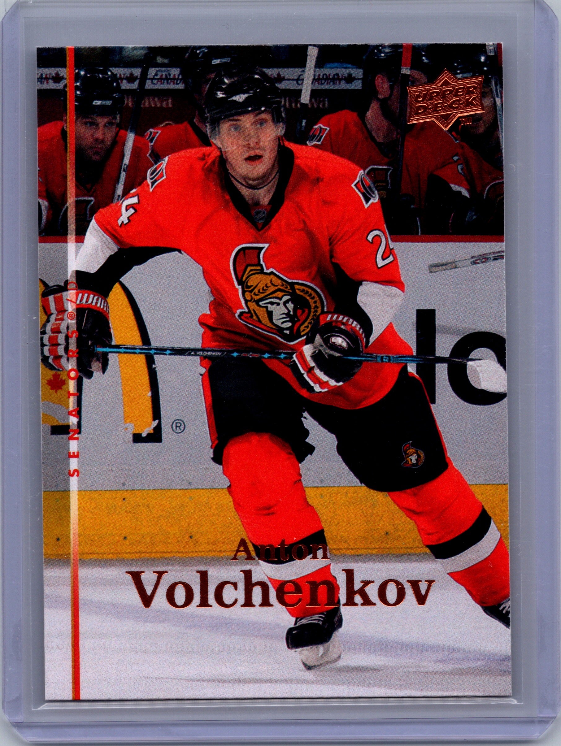 2007-08 Upper Deck #396 Anton Volchenkov