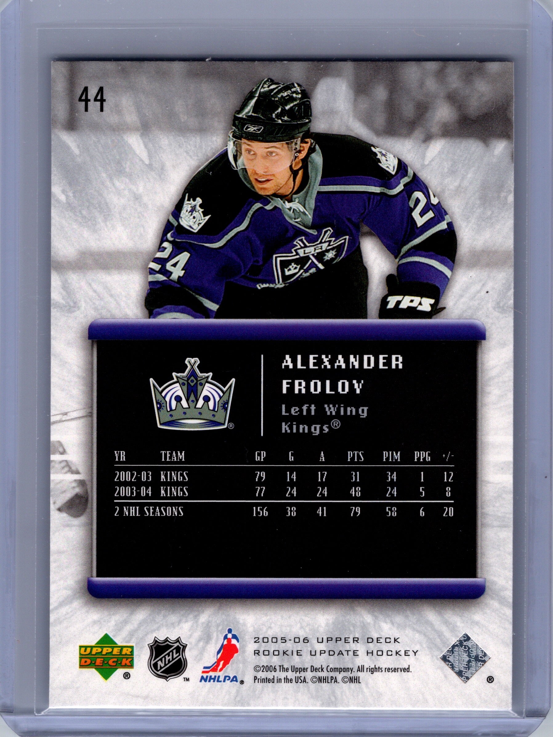 2005-06 Upper Deck Rookie Update #44 Alexander Frolov