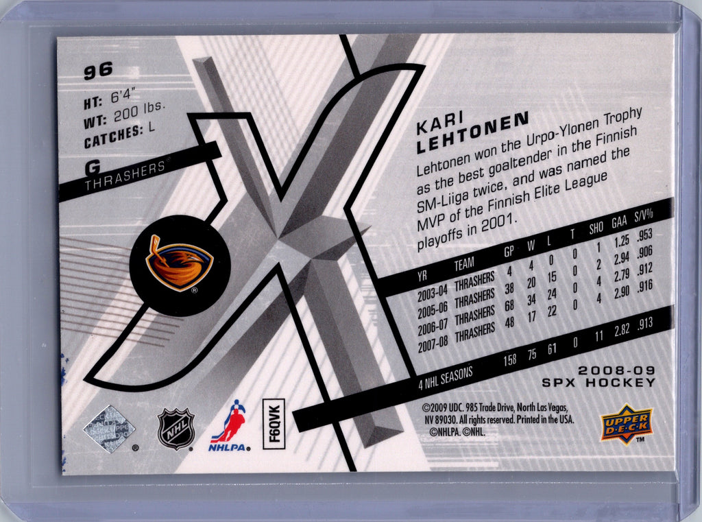 2008-09 SPx #96 Kari Lehtonen
