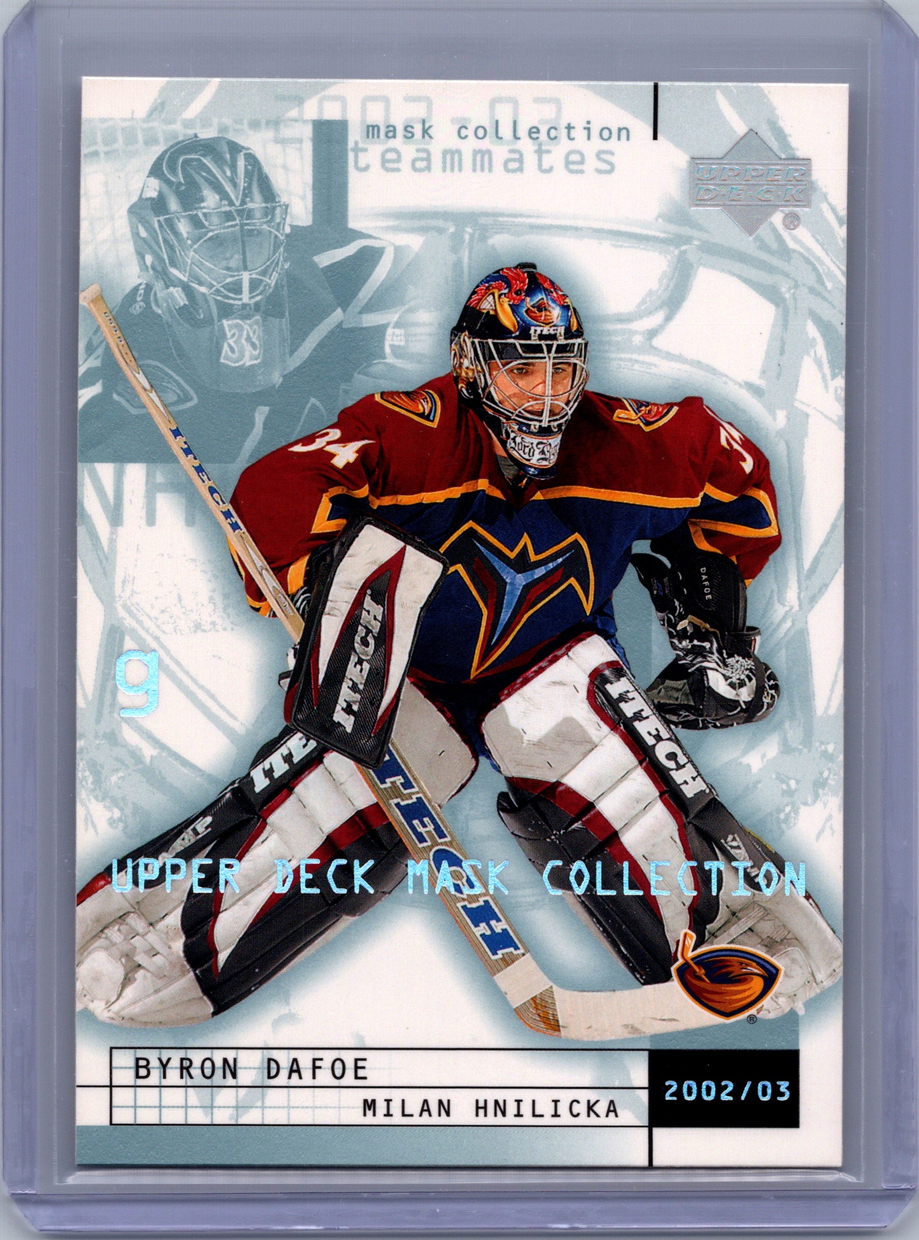 2002-03 Upper Deck Mask Collection #3 Byron Dafoe / Milan Hnilicka