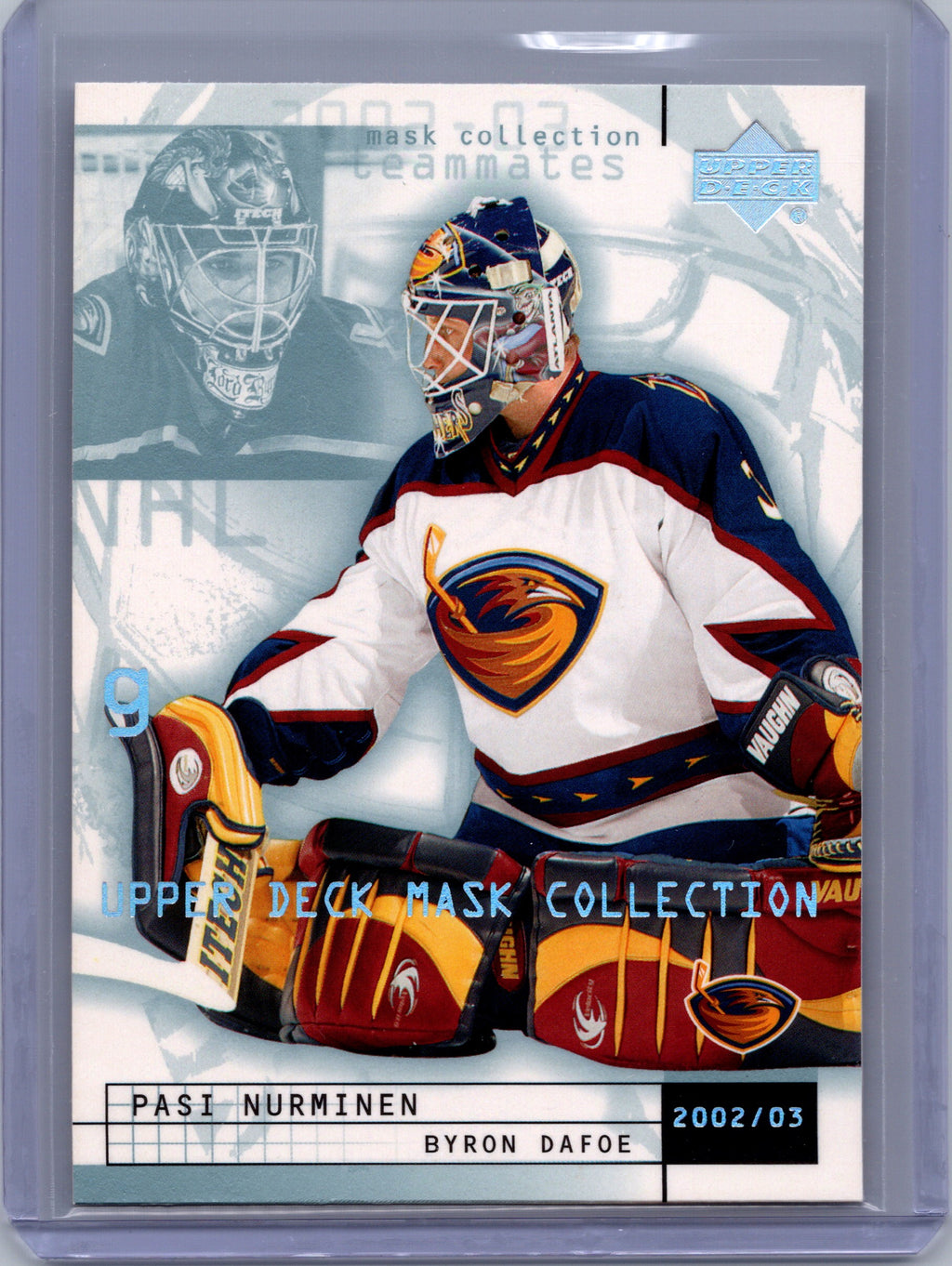 2002-03 Upper Deck Mask Collection #7 Pasi Nurminen / Byron Dafoe