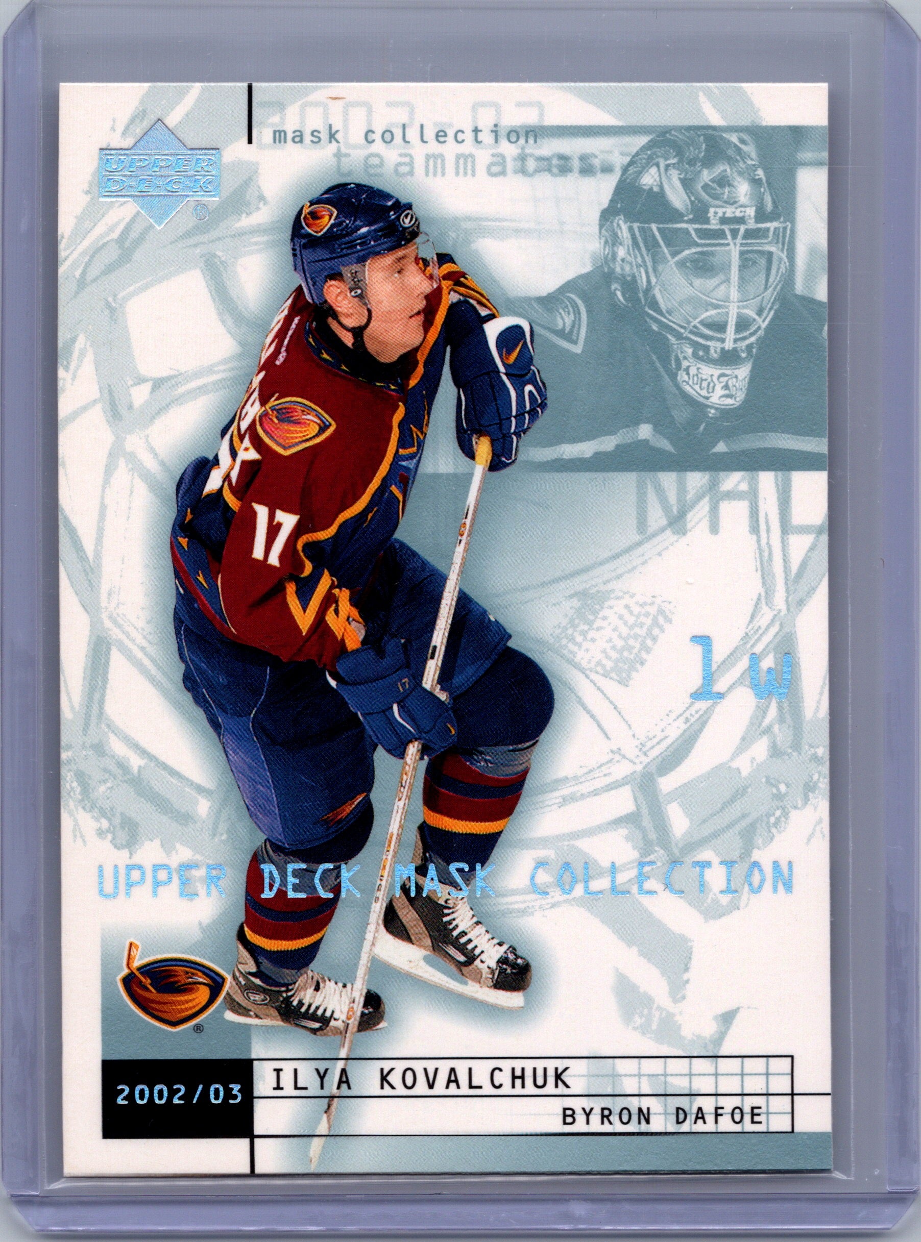 2002-03 Upper Deck Mask Collection #6 Ilya Kovalchuk / Byron Dafoe