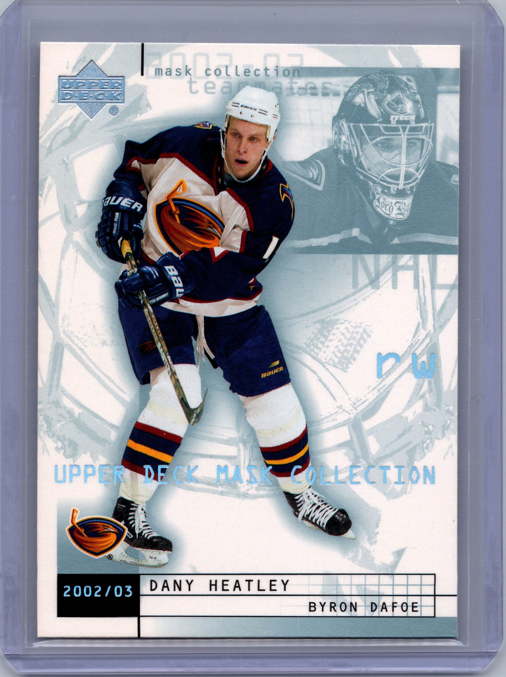 2002-03 Upper Deck Mask Collection #5 Dany Heatley / Byron Dafoe