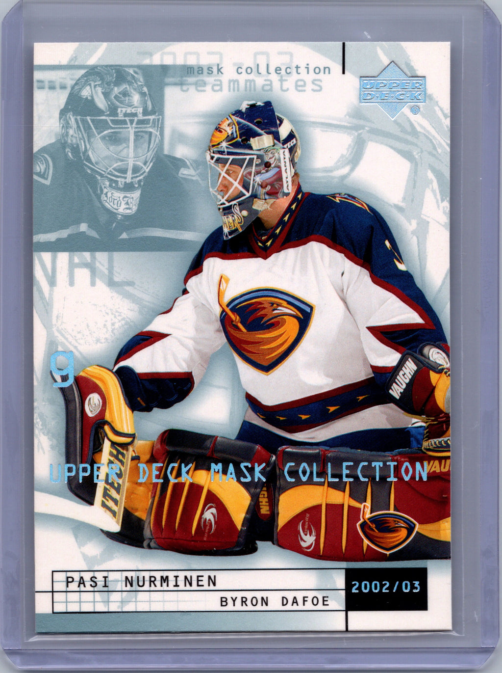 2002-03 Upper Deck Mask Collection #7 Pasi Nurminen / Byron Dafoe