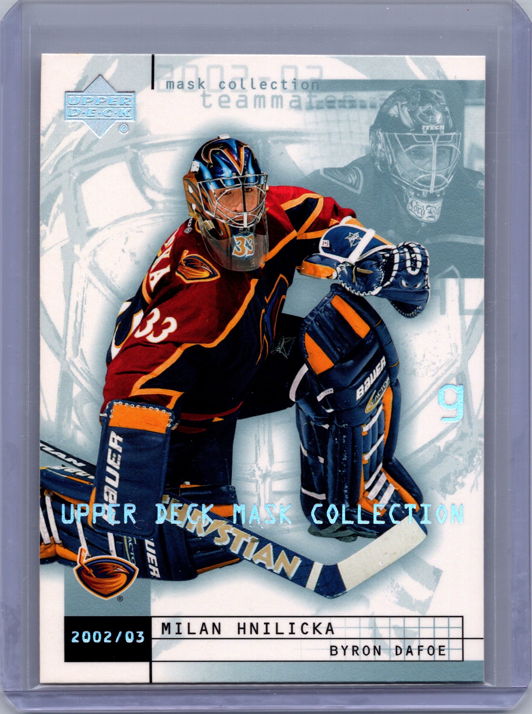 2002-03 Upper Deck Mask Collection #4 Milan Hnilicka / Byron Dafoe