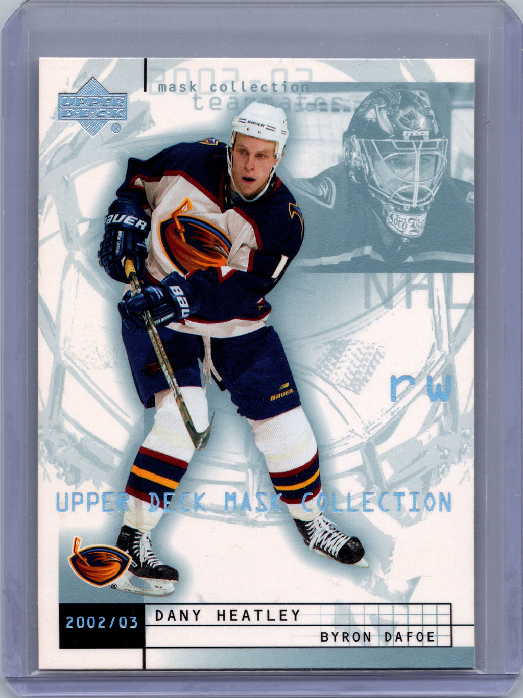 2002-03 Upper Deck Mask Collection #5 Dany Heatley / Byron Dafoe