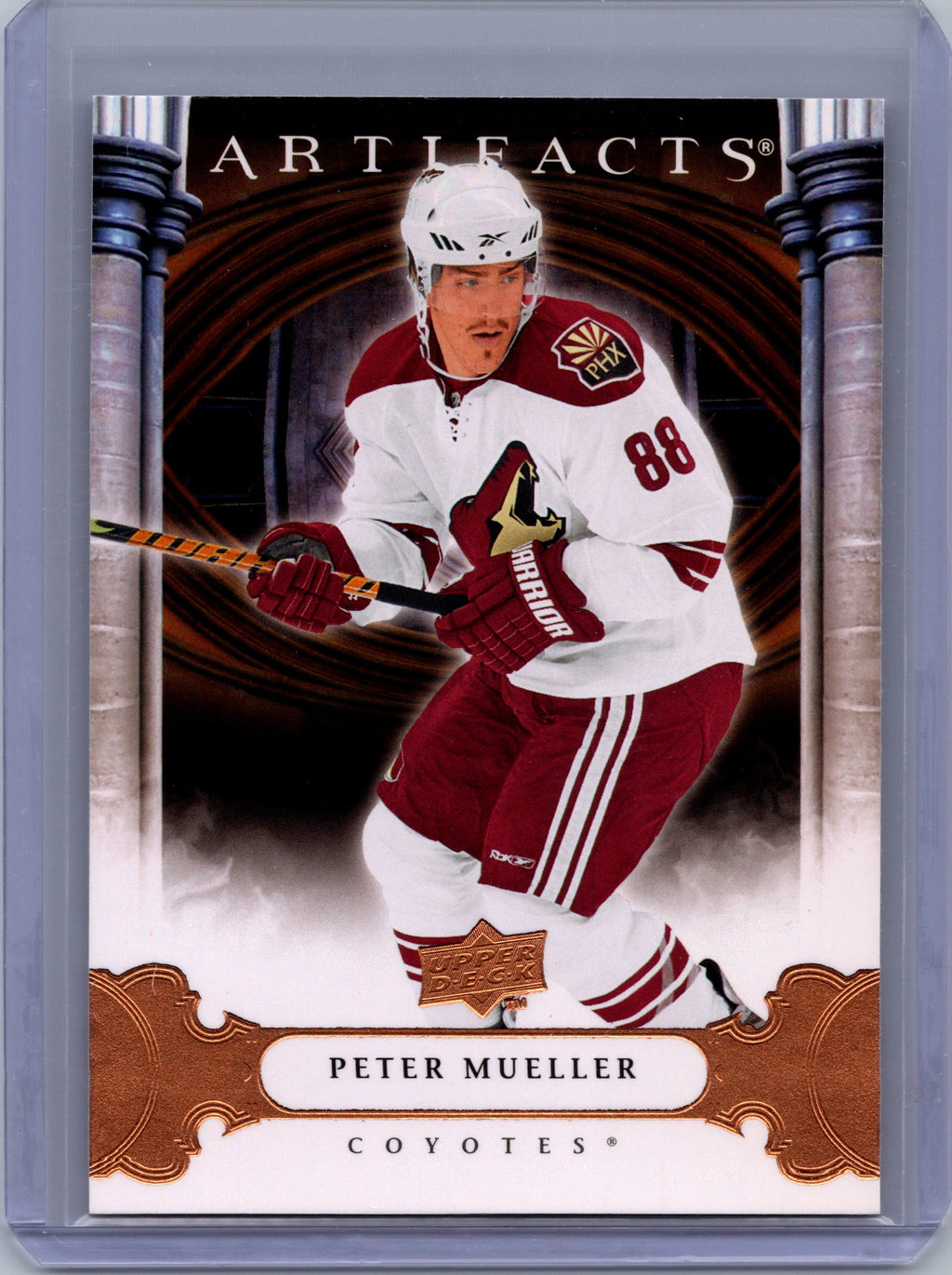 2009-10 Upper Deck Artifacts #86 Peter Mueller Silver Spectrum #/25