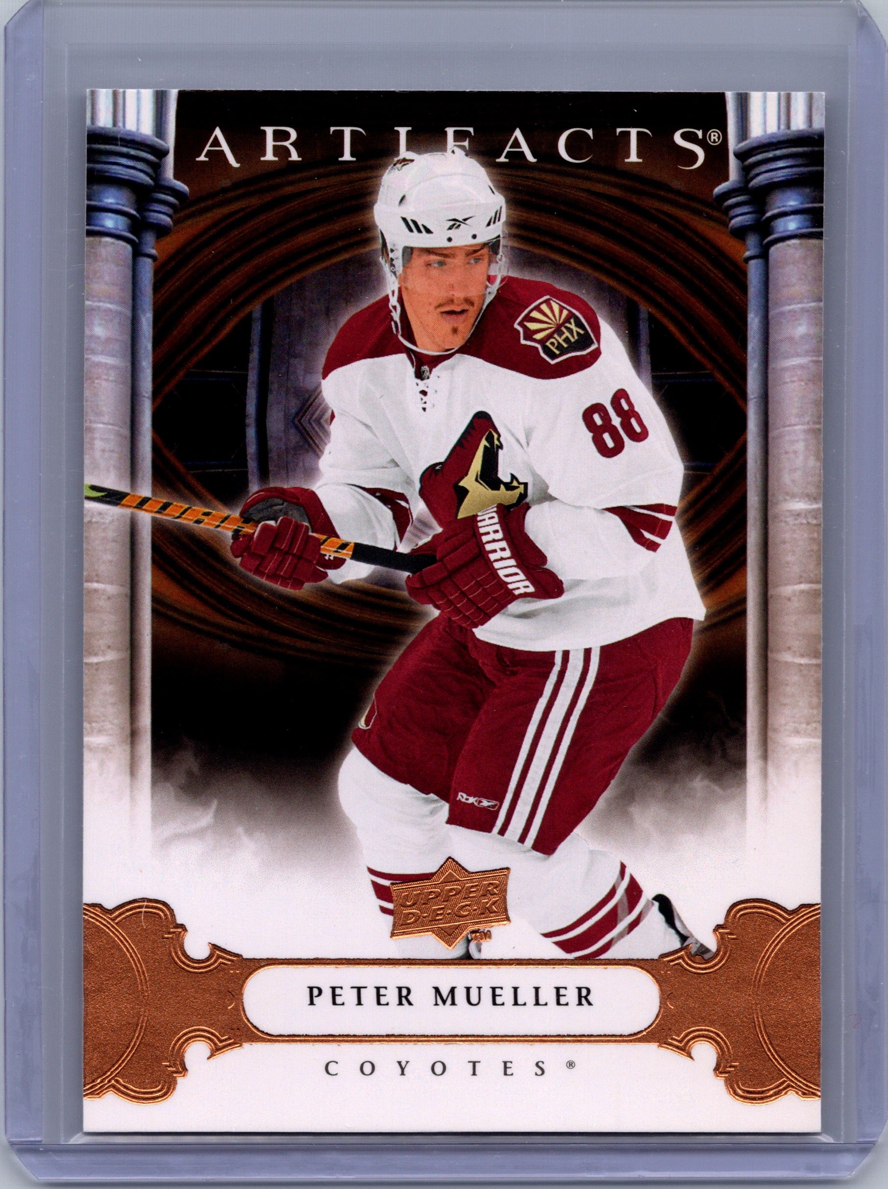 2009-10 Upper Deck Artifacts #86 Peter Mueller Silver Spectrum #/25