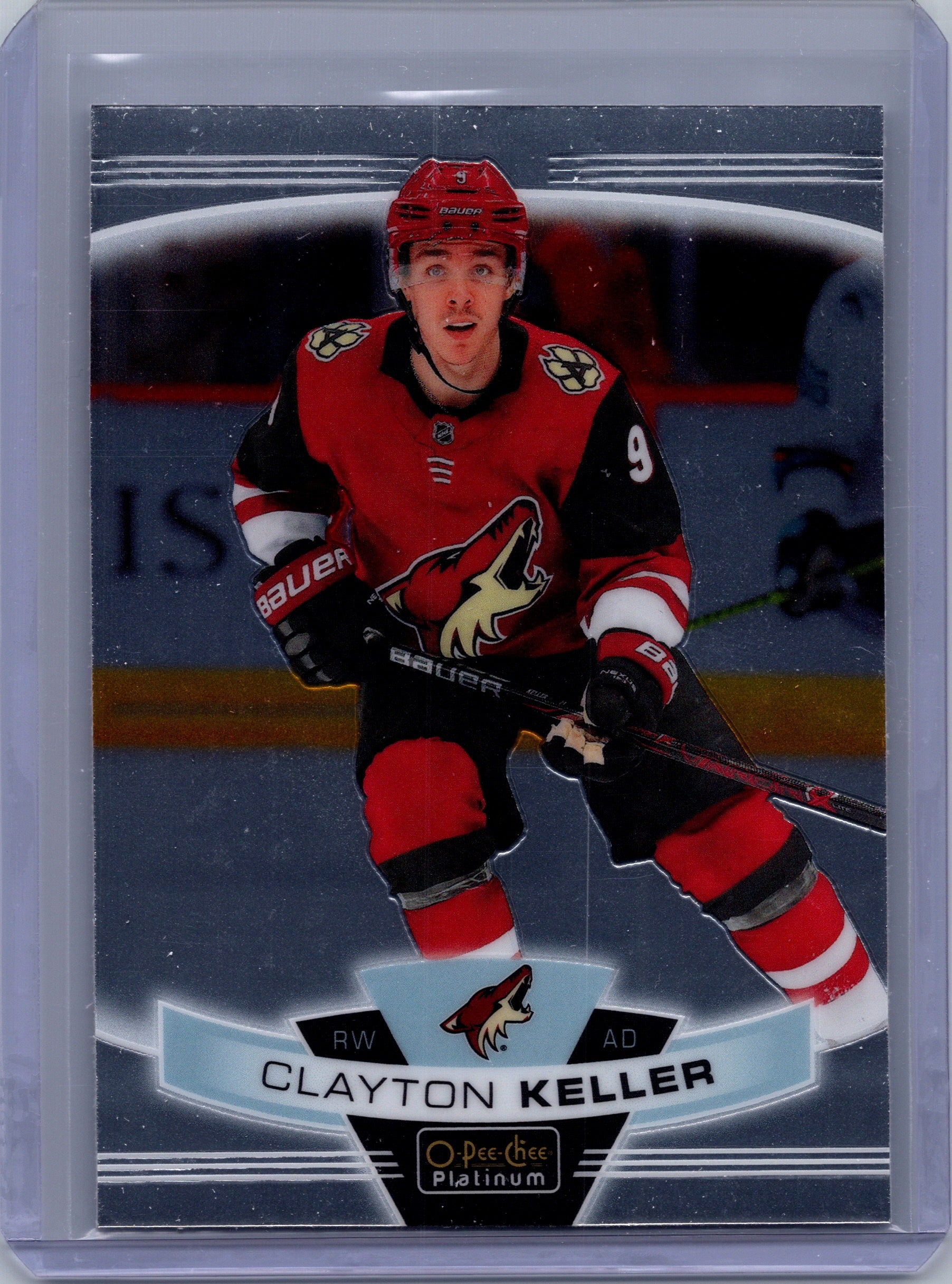 2019-20 O-Pee-Chee Platinum #127 Clayton Keller Rainbow-Color-Wheel