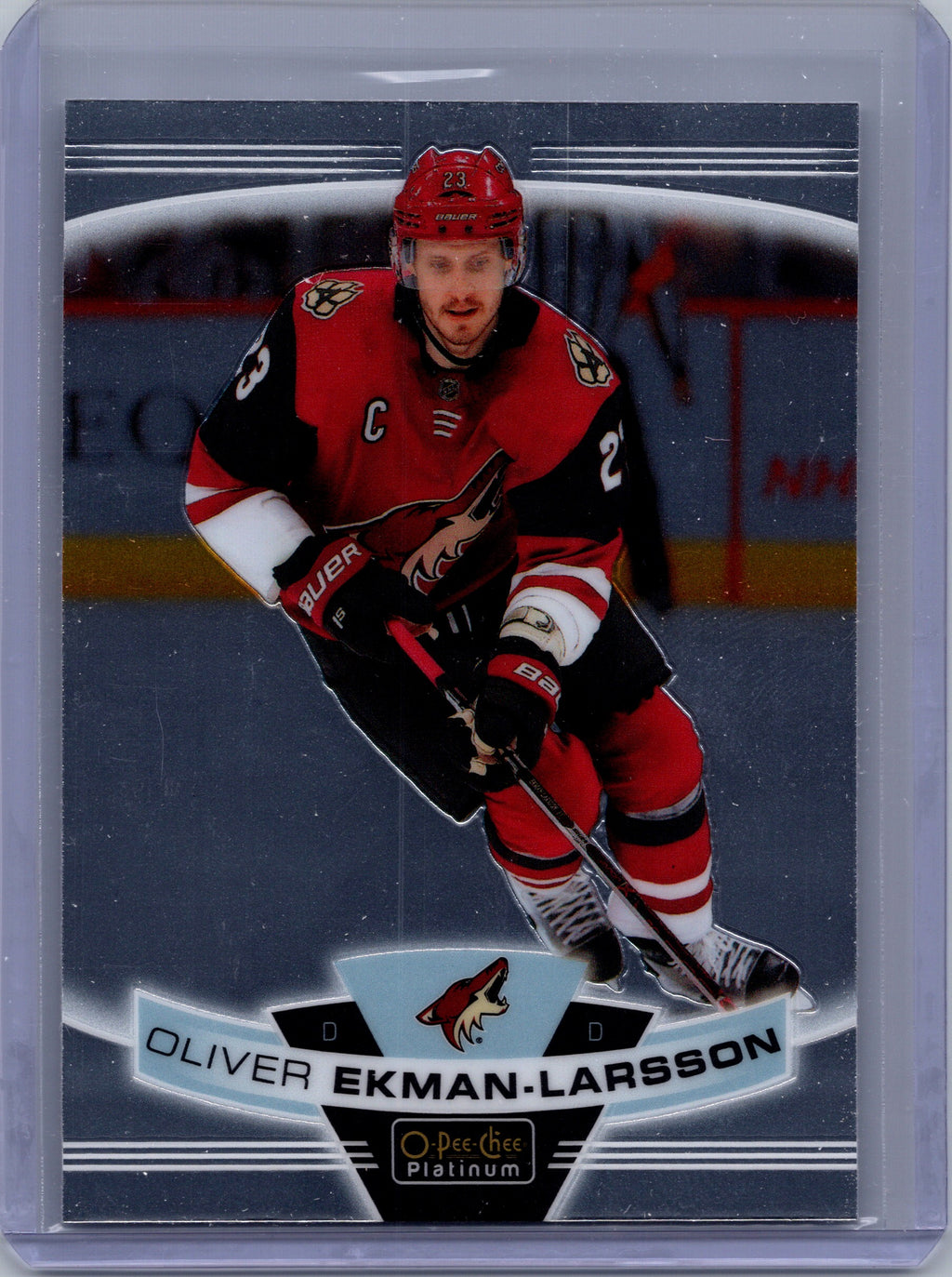 2019-20 O-Pee-Chee Platinum #3 Oliver Ekman-Larsson Matte-Pink