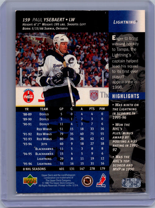 1996-97 Upper Deck #159 Paul Ysebaert